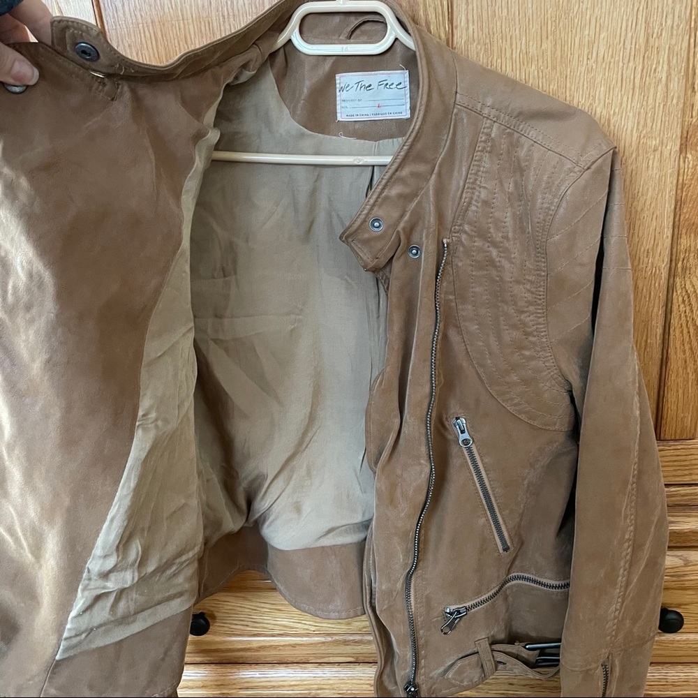 NWT | Free People Fenix Moto Jacket Large - Picture 6 of 8